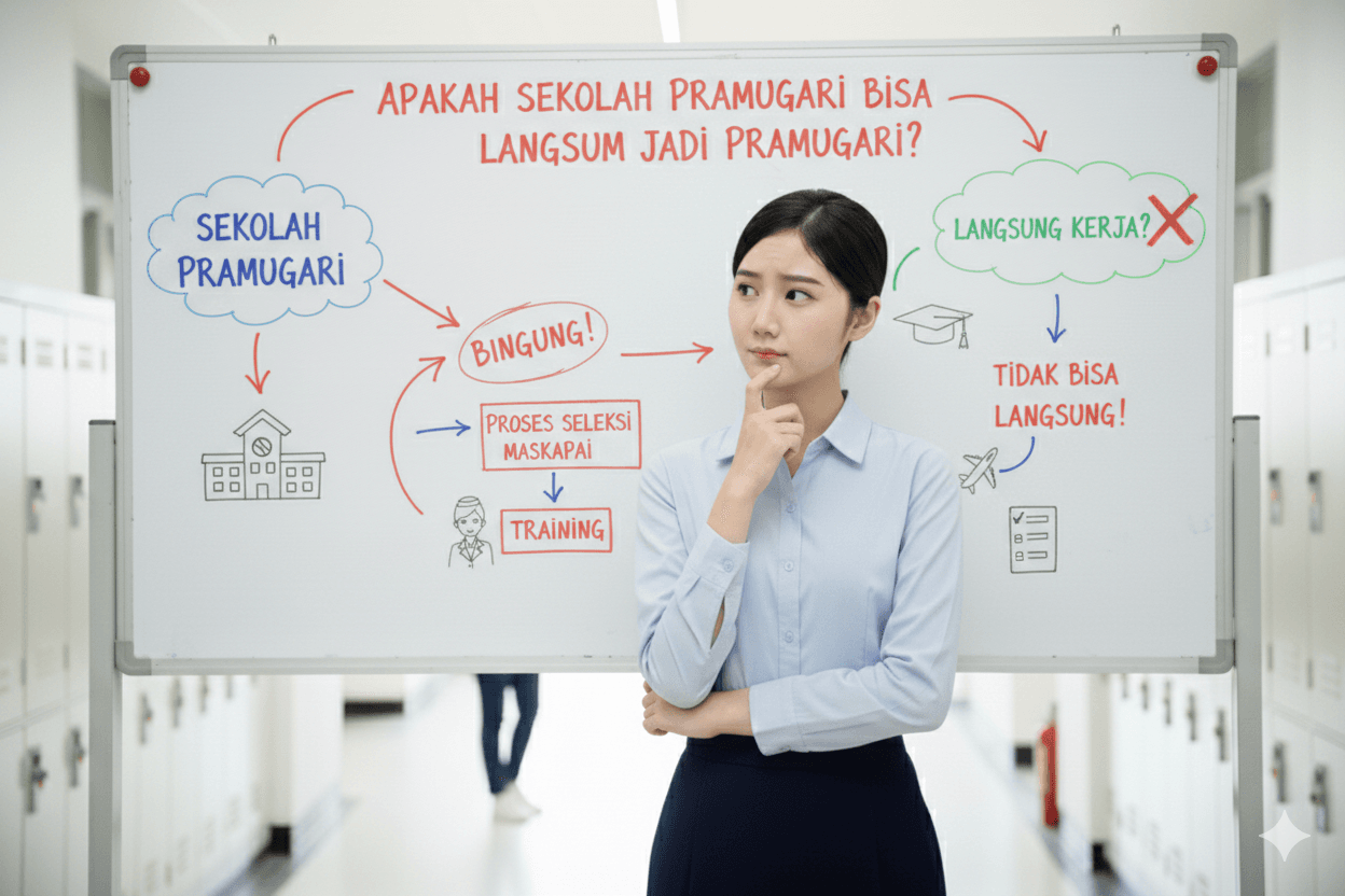 Apakah Sekolah Pramugari Bisa Langsung Jadi Pramugari