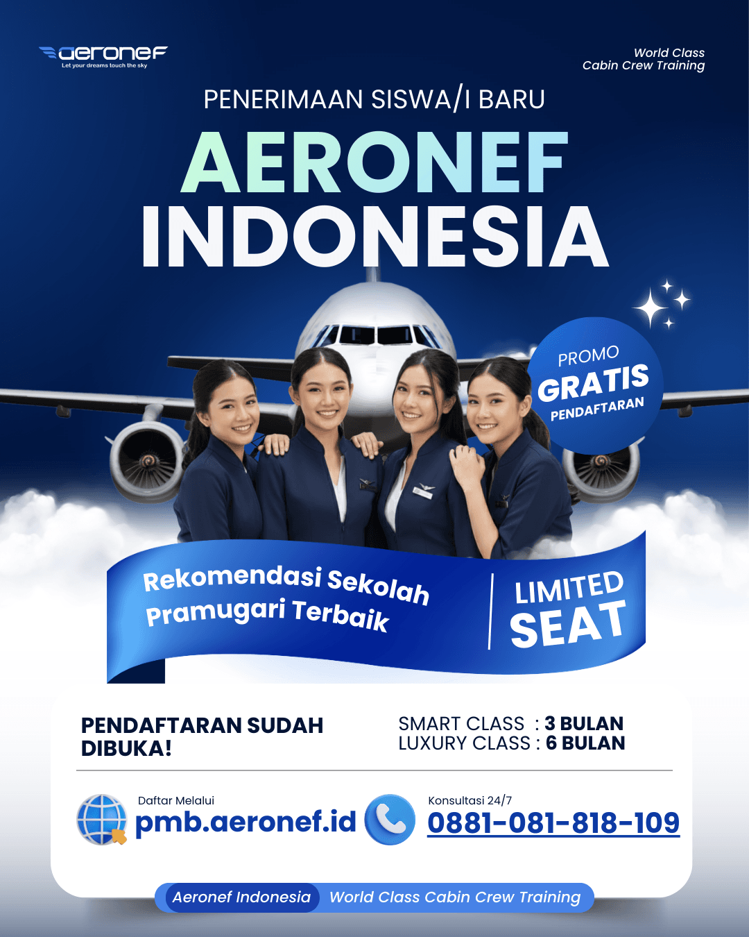 Profil Sekolah Pramugari Aeronef Academy