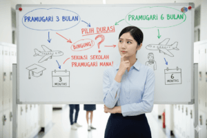 Program Pendidikan Sekolah Pramugari 3 Bulan vs 6 Bulan